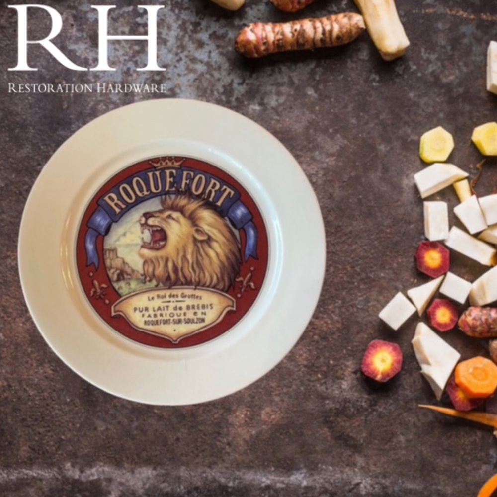 Restoration Hardware Roquefort Salad Plate